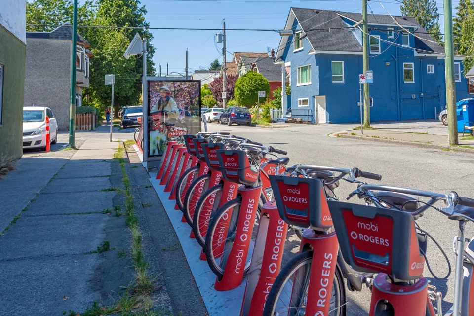 Neighbourhood bike-share station